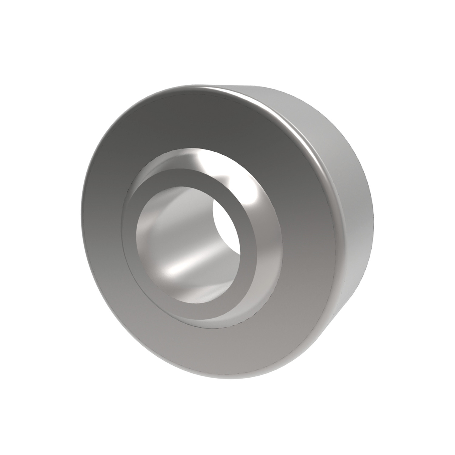 silver coloured spherical plain bearing